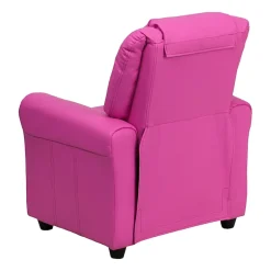 Vana Plush Recliner with Cup Holder for Kids