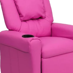 Vana Plush Recliner with Cup Holder for Kids