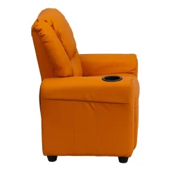 Vana Plush Recliner with Cup Holder for Kids