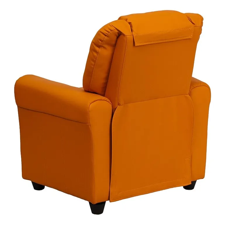 Vana Plush Recliner with Cup Holder for Kids