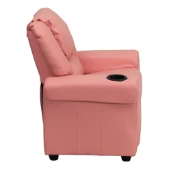 Vana Plush Recliner with Cup Holder for Kids