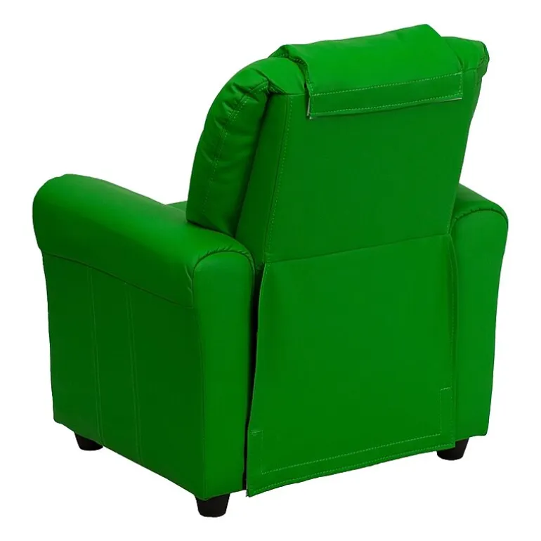 Vana Plush Recliner with Cup Holder for Kids