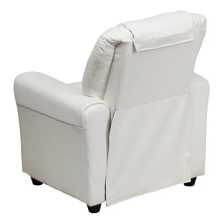Vana Plush Recliner with Cup Holder for Kids