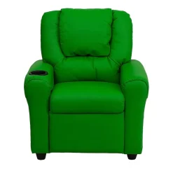 Vana Plush Recliner with Cup Holder for Kids