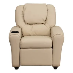 Vana Plush Recliner with Cup Holder for Kids