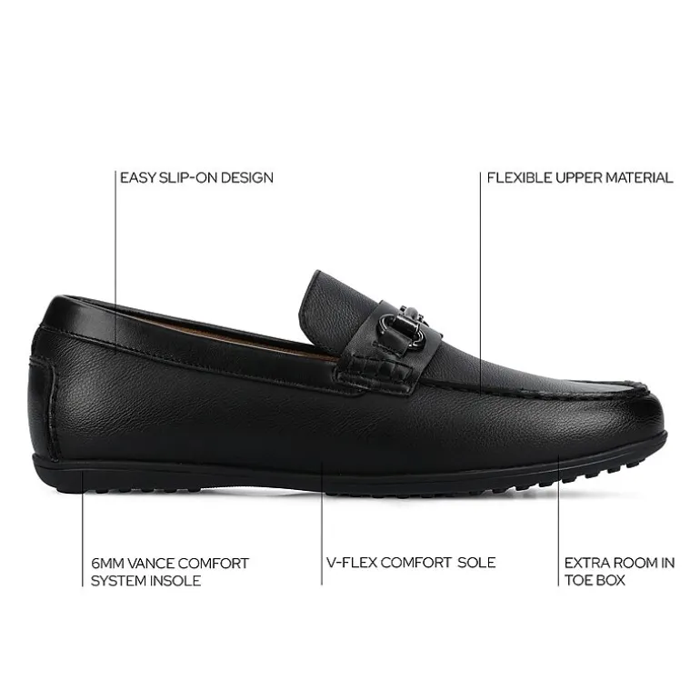 Vance Co Charles Mens Moc Closed Toe Loafers