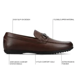 Vance Co Charles Mens Moc Closed Toe Loafers