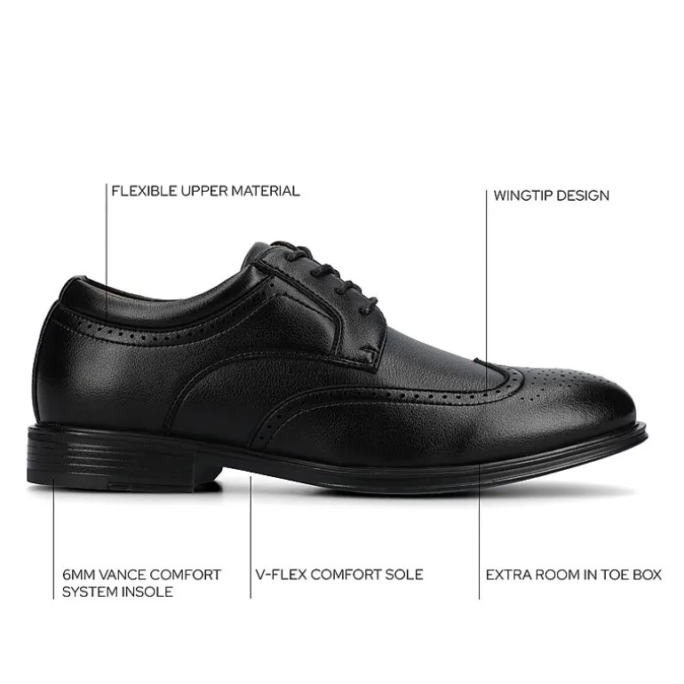 Vance Co Cormac Mens Wing Closed Toe Oxford Shoes