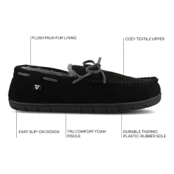 Vance Co Hayden Mens Slip-On Slippers