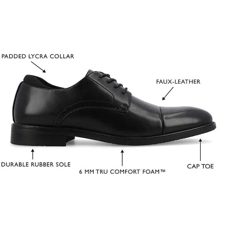 Vance Co Maning Mens Cap Closed Toe Loafers