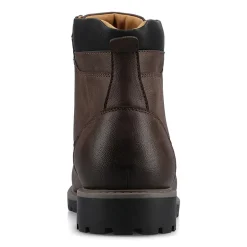 Vance Co Mens Block Heel Combat Boots