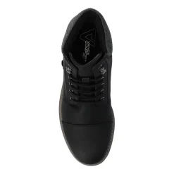 Vance Co Mens Block Heel Combat Boots