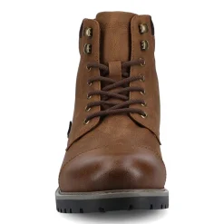 Vance Co Mens Block Heel Combat Boots