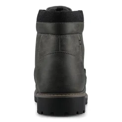 Vance Co Mens Block Heel Combat Boots