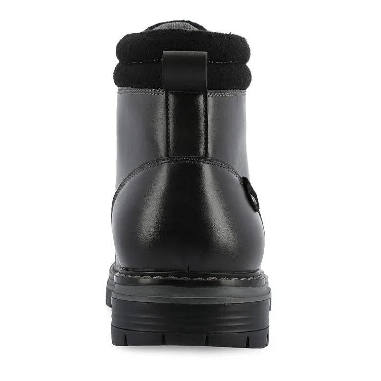 Vance Co Mens Fegan Flat Heel Lace-Up Boots