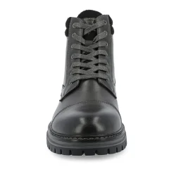 Vance Co Mens Fegan Flat Heel Lace-Up Boots