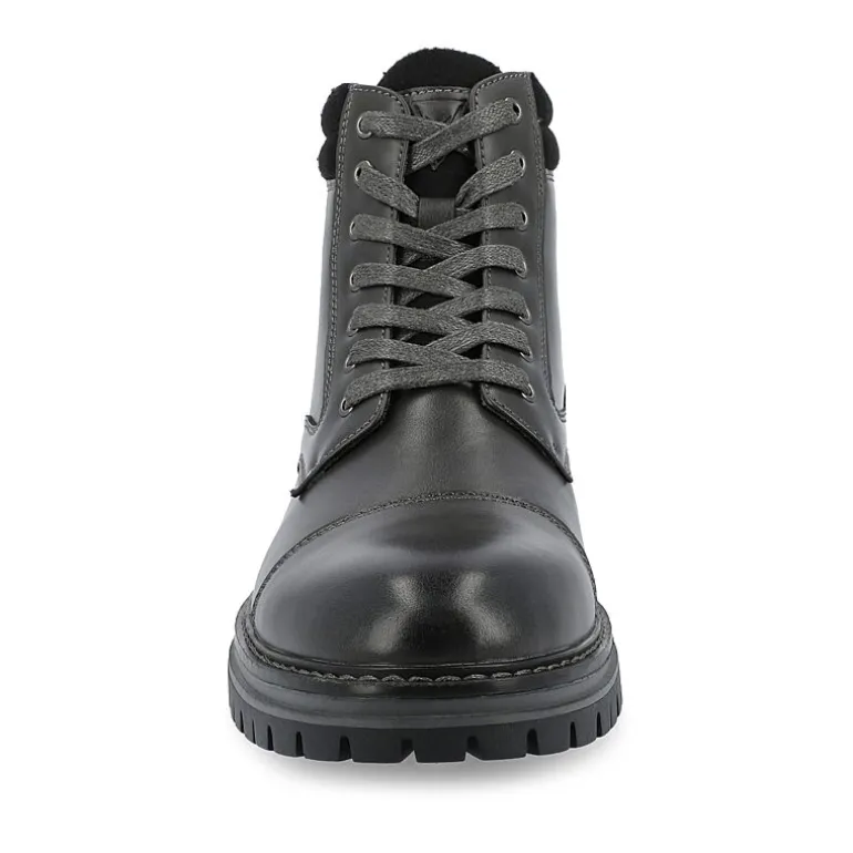 Vance Co Mens Fegan Flat Heel Lace-Up Boots