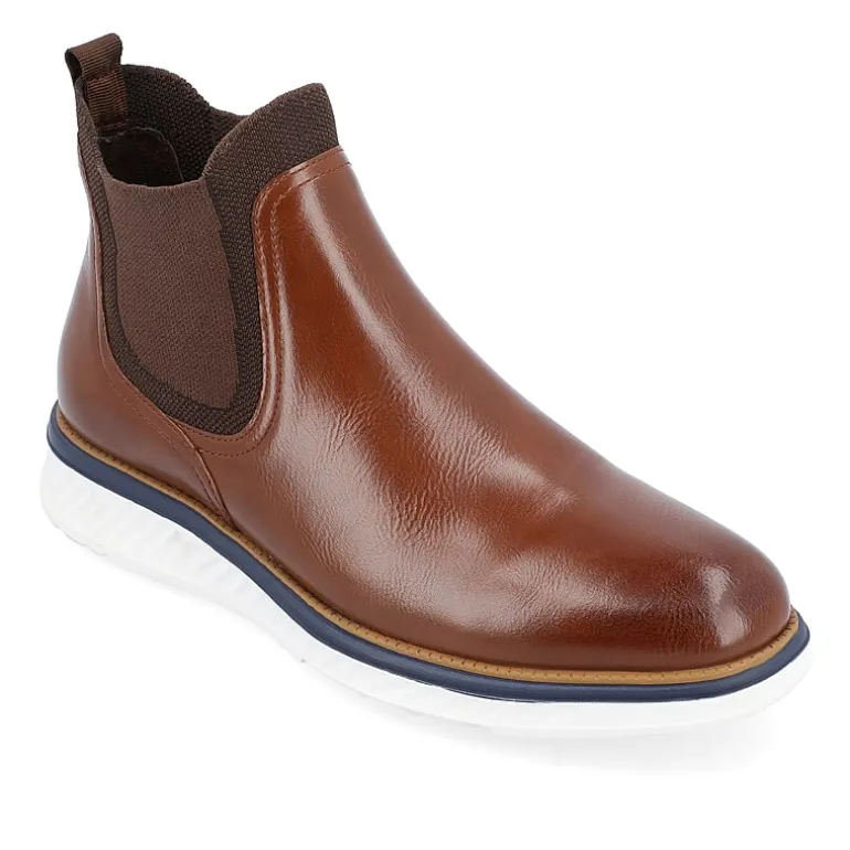 Vance Co Mens Hartwell Flat Heel Dress Boots