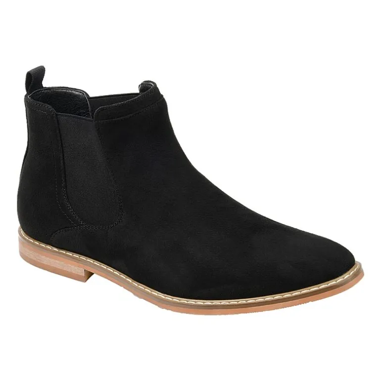 Vance Co Mens Marshall Flat Heel Chelsea Boots