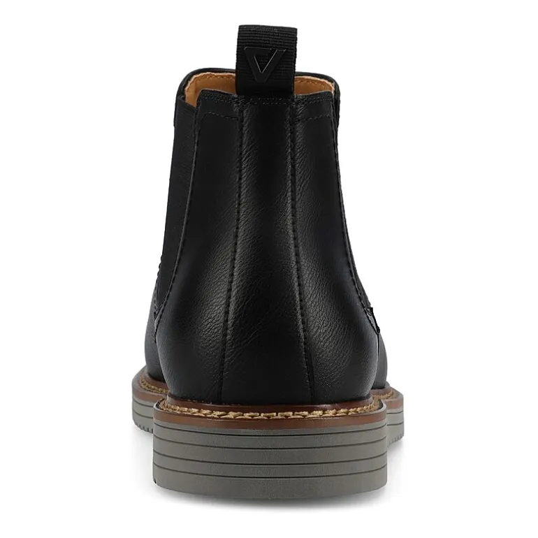 Vance Co Mens Salter Flat Heel Chelsea Boots