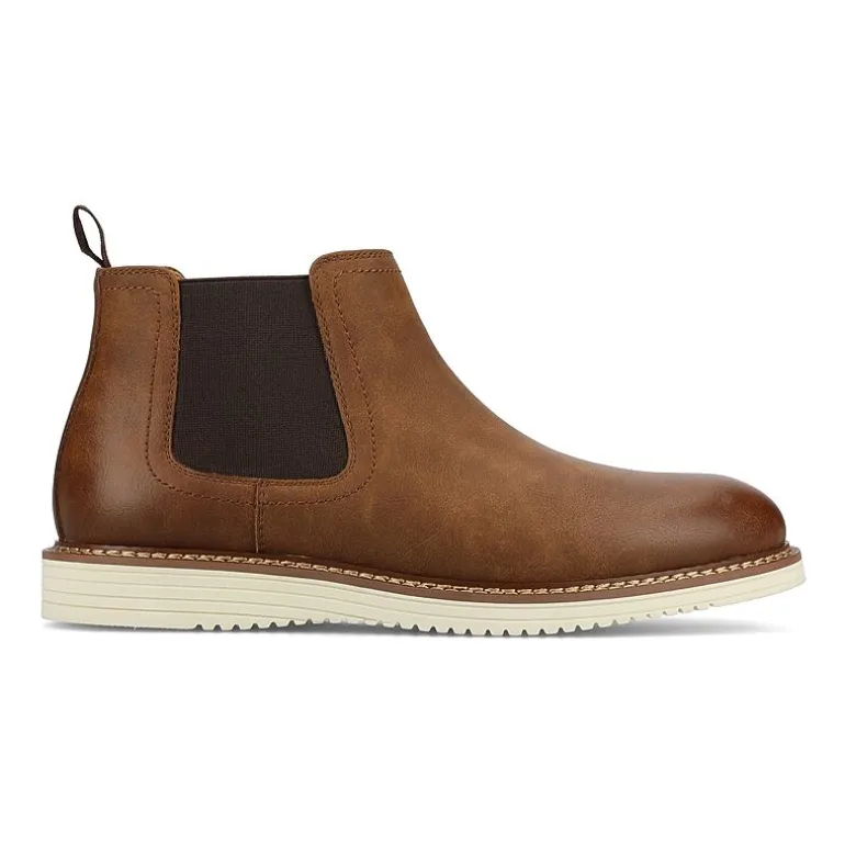 Vance Co Mens Salter Flat Heel Chelsea Boots
