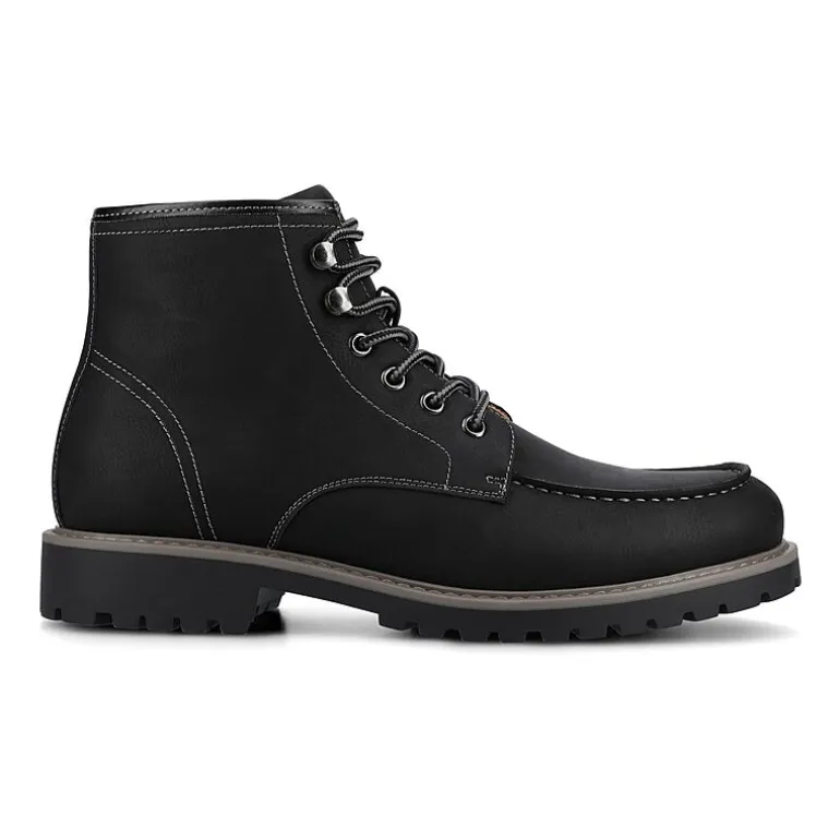 Vance Co Mens Zeus Block Heel Chelsea Boots