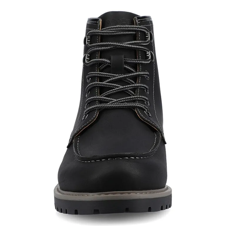 Vance Co Mens Zeus Block Heel Chelsea Boots