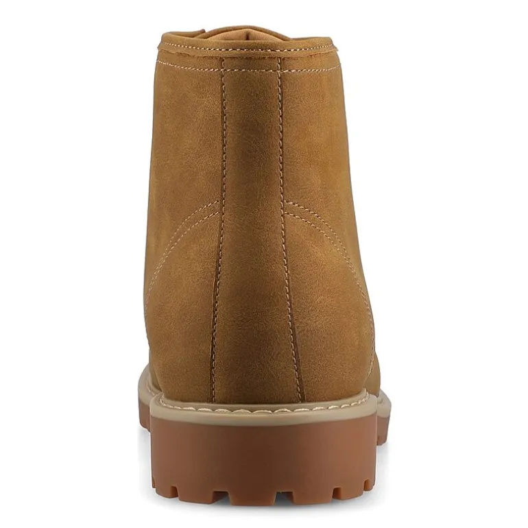Vance Co Mens Zeus Block Heel Chelsea Boots