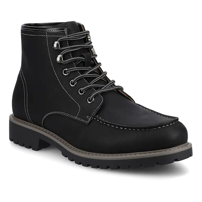 Vance Co Mens Zeus Block Heel Chelsea Boots