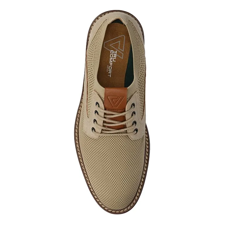 Vance Co Merrick Mens Almond Closed Toe Loafers