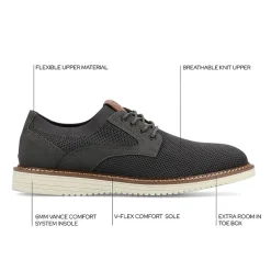 Vance Co Merrick Mens Almond Closed Toe Loafers