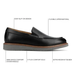 Vance Co Oneal Mens Moc Closed Toe Loafers
