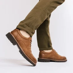 Vance Co Templeton Mens Round Closed Toe Oxford Shoes