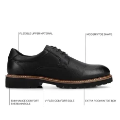 Vance Co Templeton Mens Round Closed Toe Oxford Shoes