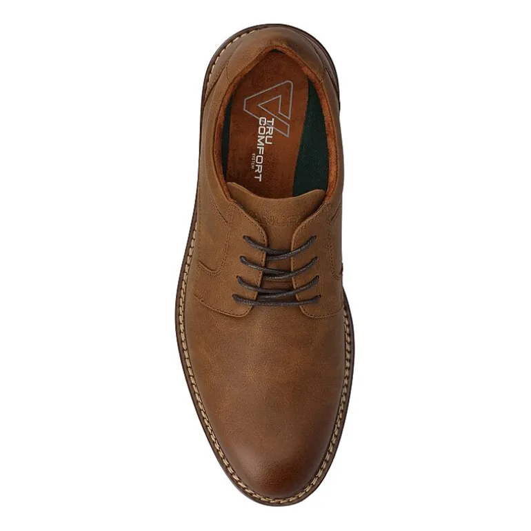 Vance Co Templeton Mens Round Closed Toe Oxford Shoes