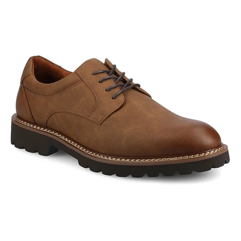 Vance Co Templeton Mens Round Closed Toe Oxford Shoes