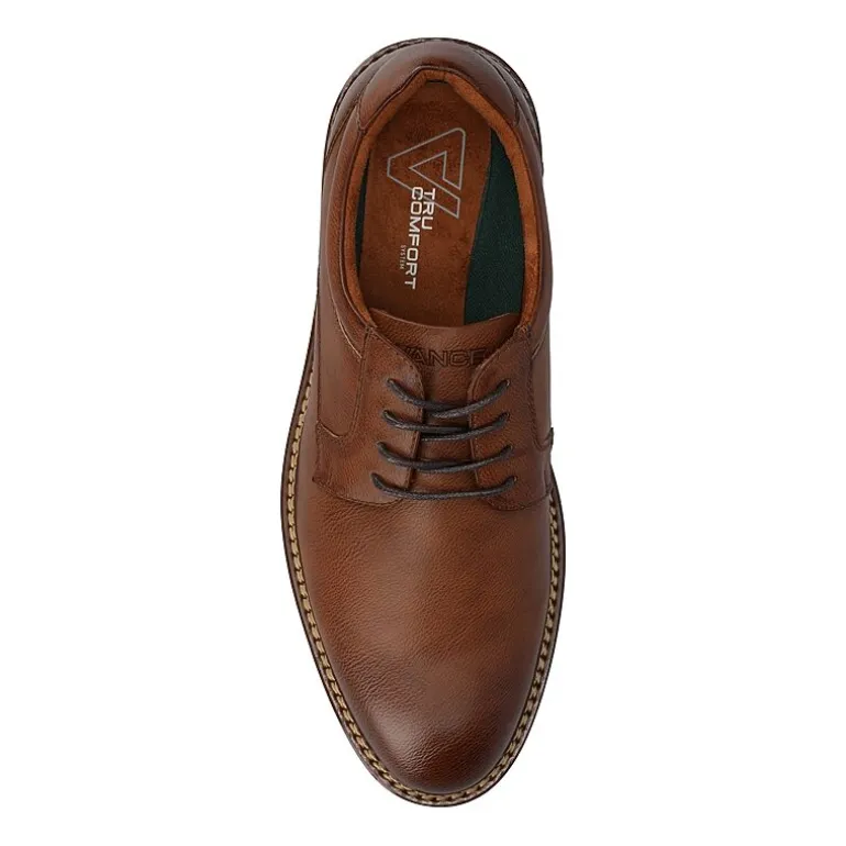 Vance Co Templeton Mens Round Closed Toe Oxford Shoes