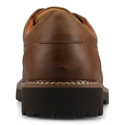 Vance Co Templeton Mens Round Closed Toe Oxford Shoes