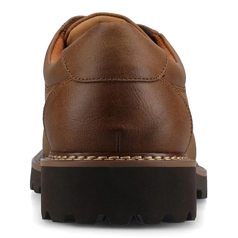 Vance Co Templeton Mens Round Closed Toe Oxford Shoes