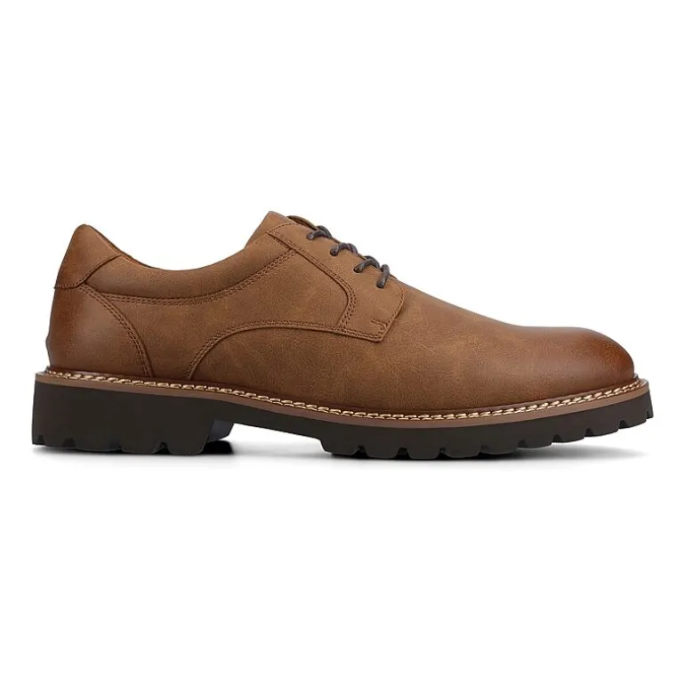 Vance Co Templeton Mens Round Closed Toe Oxford Shoes