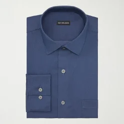 Van Heusen Big and Tall Ultra Flex Mens Regular Fit Wrinkle Free Long Sleeve Dress Shirt