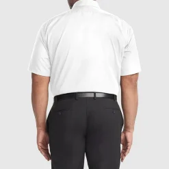 Van Heusen Big & Tall Mens Regular Fit Easy Care Short Sleeve Dress Shirt