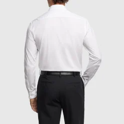 Van Heusen Comfort Performance Mens Slim Fit Stretch Fabric Wrinkle Free Long Sleeve Dress Shirt