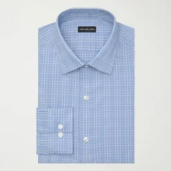 Van Heusen Comfort Performance Mens Slim Fit Stretch Fabric Wrinkle Free Long Sleeve Dress Shirt