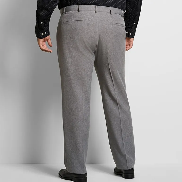 Van Heusen Everyday Defense Mens Straight Fit Big and Tall Dress Flat Front Pant