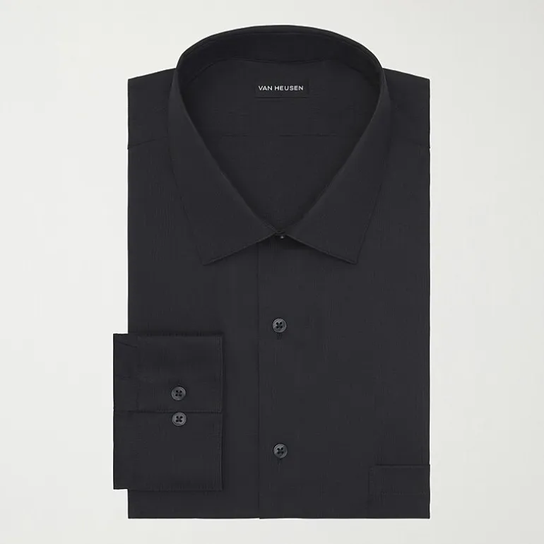 Van Heusen Everyday Defense Mens Big & Tall Classic Fit Stretch Fabric Wrinkle Free Long Sleeve Dress Shirt