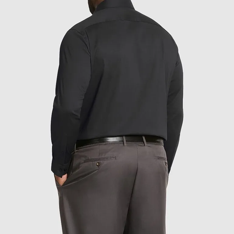 Van Heusen Everyday Defense Mens Big & Tall Classic Fit Stretch Fabric Wrinkle Free Long Sleeve Dress Shirt