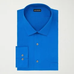 Van Heusen Everyday Defense Mens Big & Tall Classic Fit Stretch Fabric Wrinkle Free Long Sleeve Dress Shirt
