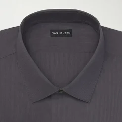 Van Heusen Everyday Defense Mens Big & Tall Classic Fit Stretch Fabric Wrinkle Free Long Sleeve Dress Shirt