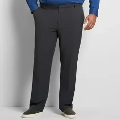 Van Heusen Everyday Defense Stain Shield Mens Straight Fit Big and Tall Dress Flat Front Pant